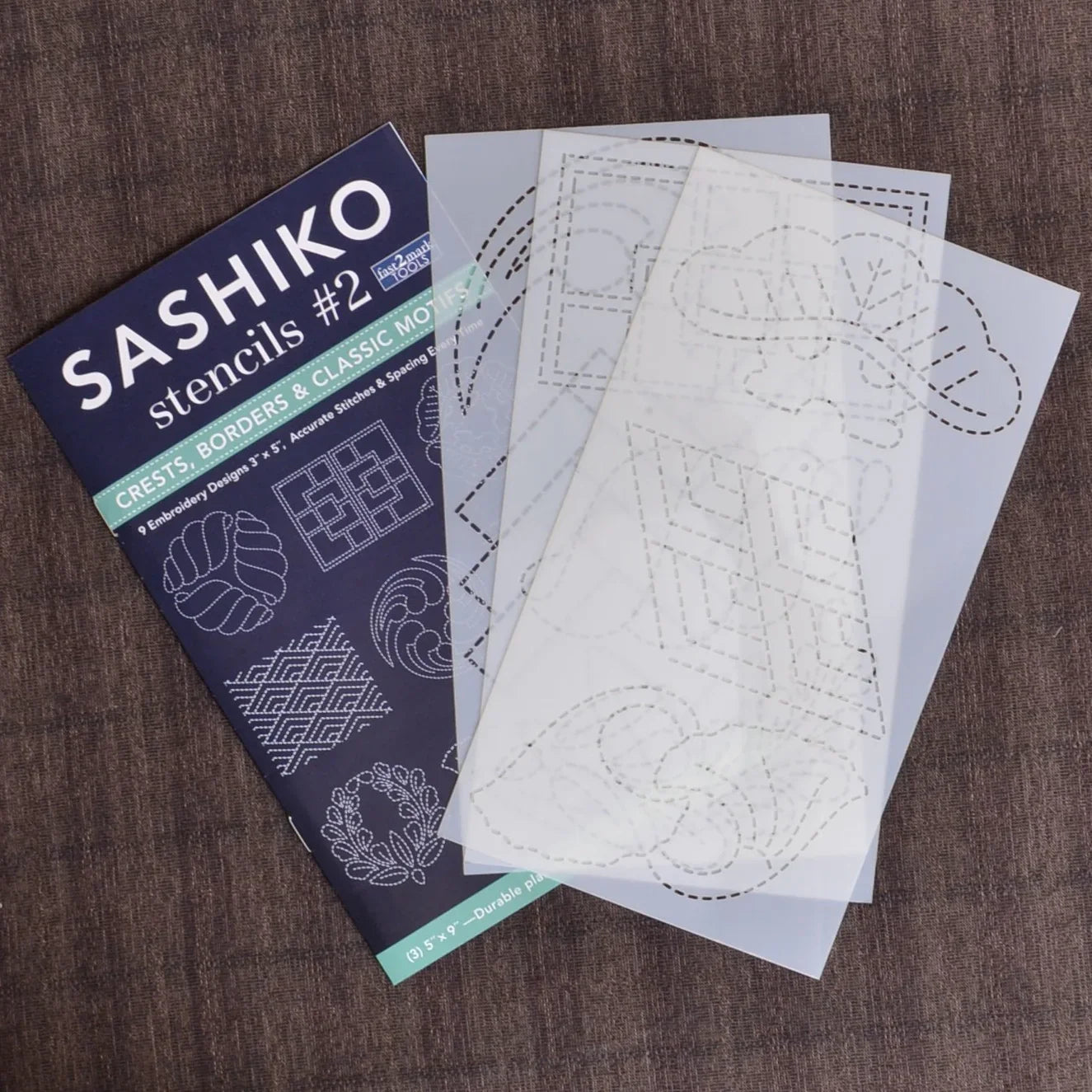 Sashiko stenciler – ett enkelt sätt att få jämna mönster