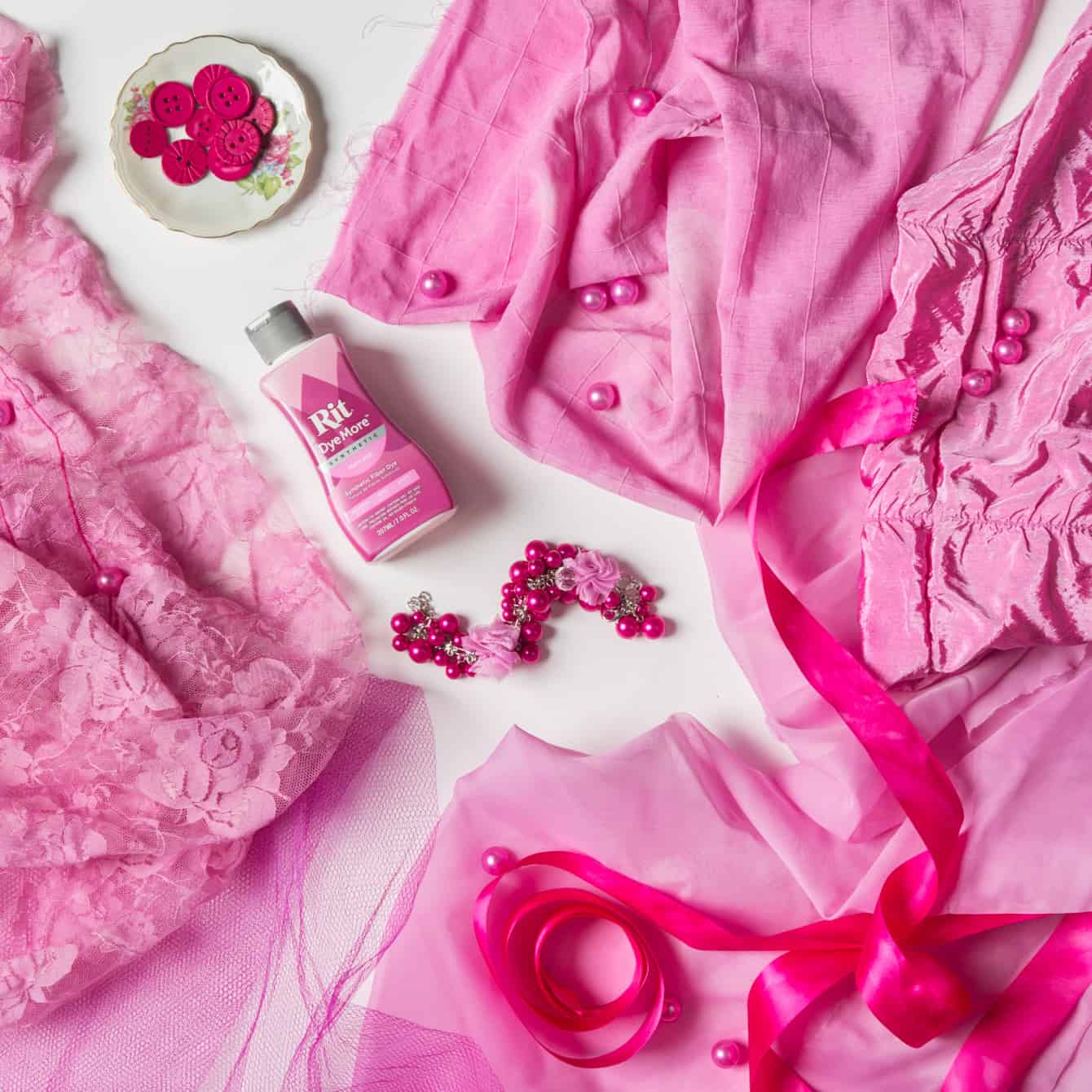 Rit DyeMore Til Syntetiske Stoffer - Super Pink