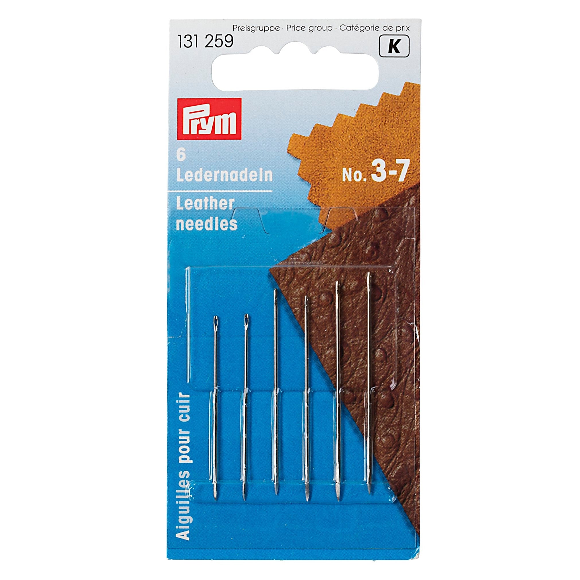 Lædernåle 6-pak Prym
