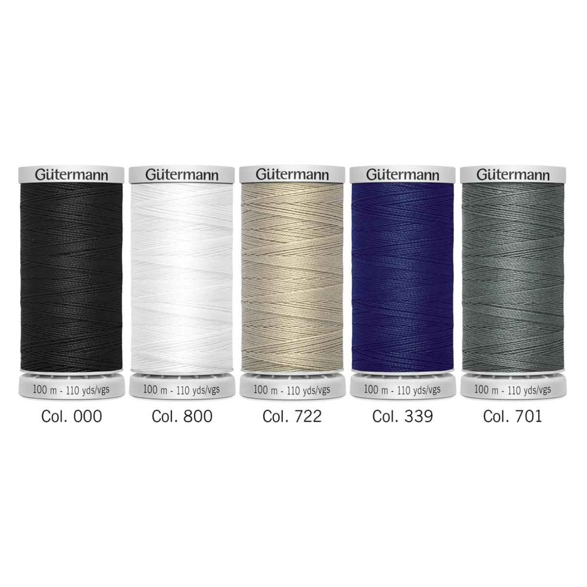 Gütermann Trådsæt Ekstra Stærkt 5 ruller