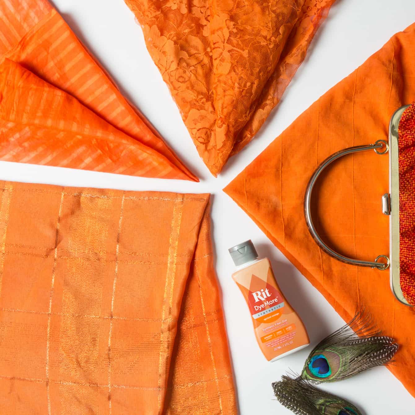 Rit DyeMore Til Syntetiske Stoffer - Abrikos Orange