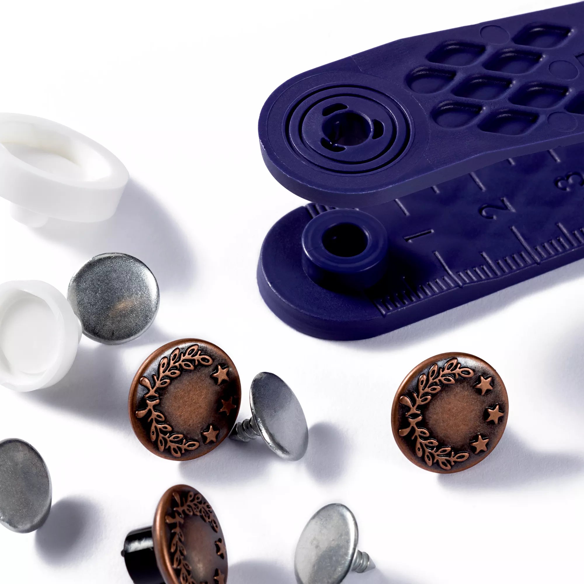 Jeansknapper 14mm Antik Kobber Prym