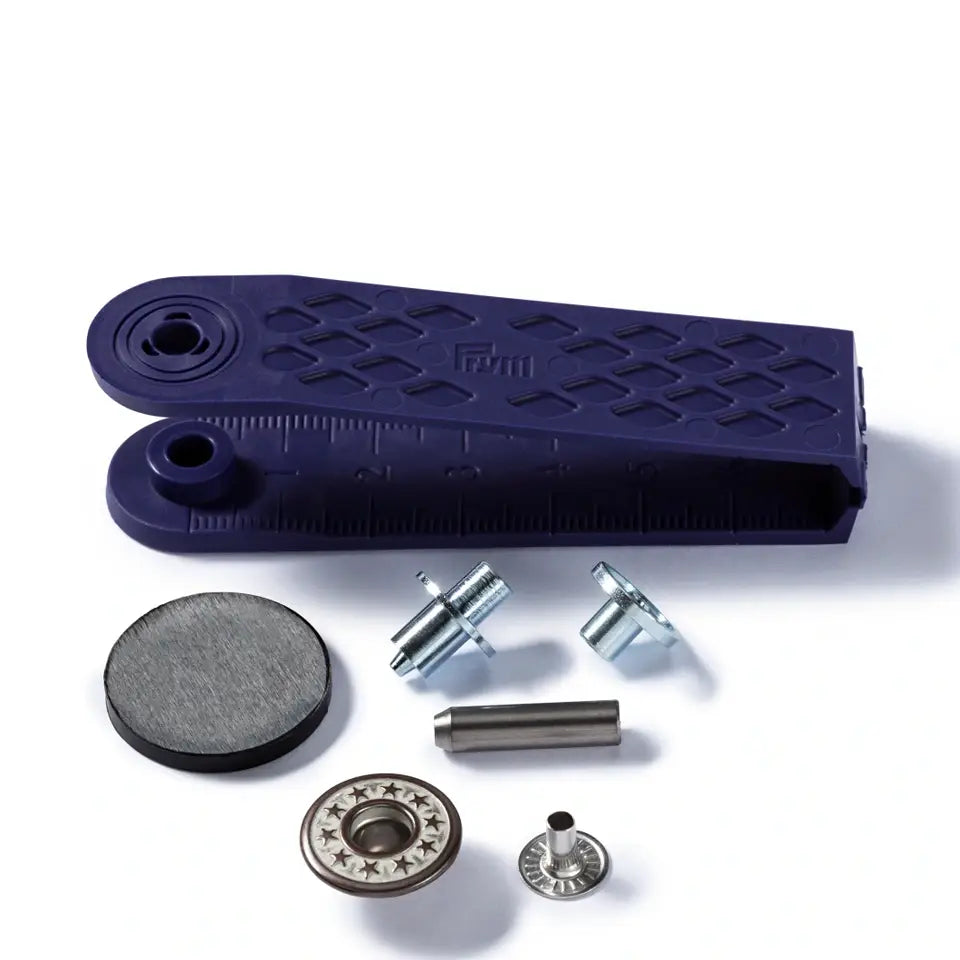 Jeansknapper 17mm Frosted Hvid Prym