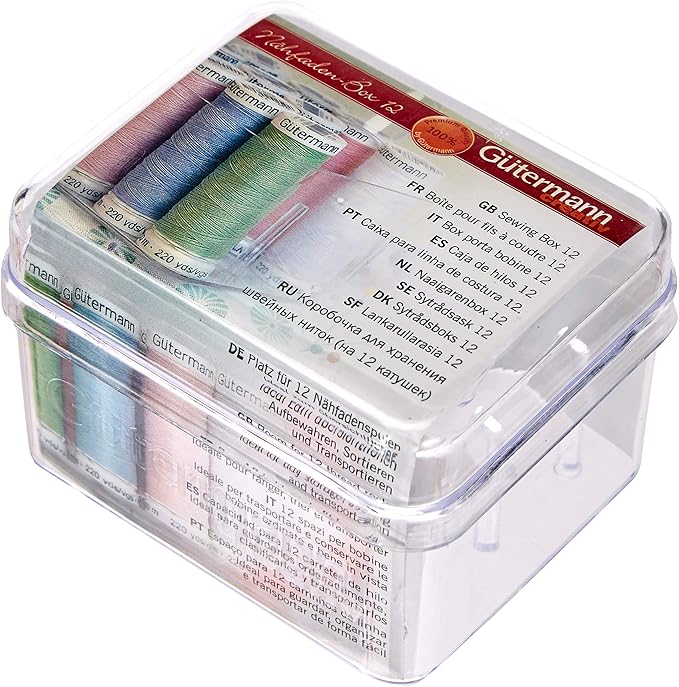 Gütermann opbevaringskasse til 12 trådruller