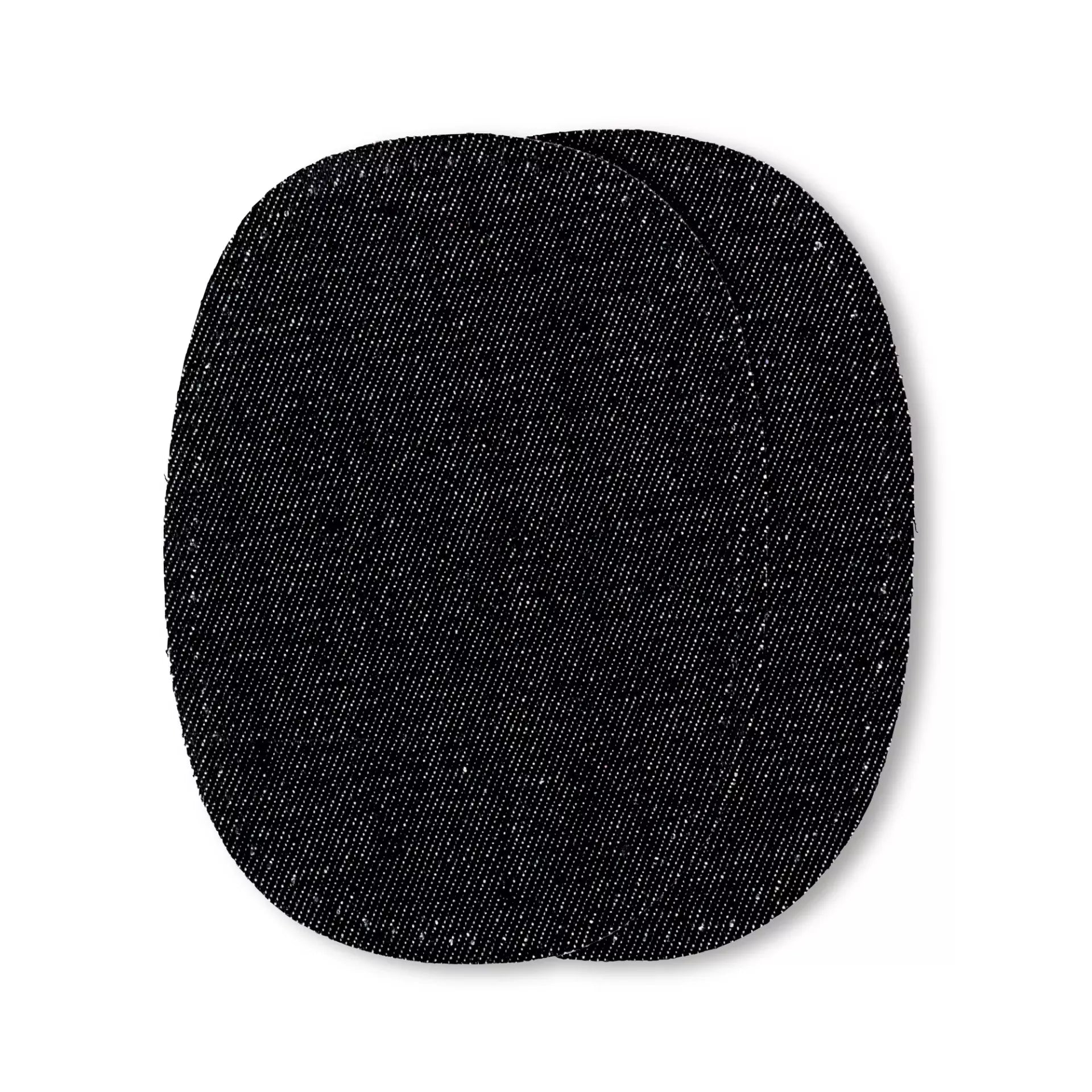 Strygelapper Jeans Sort 2-pak