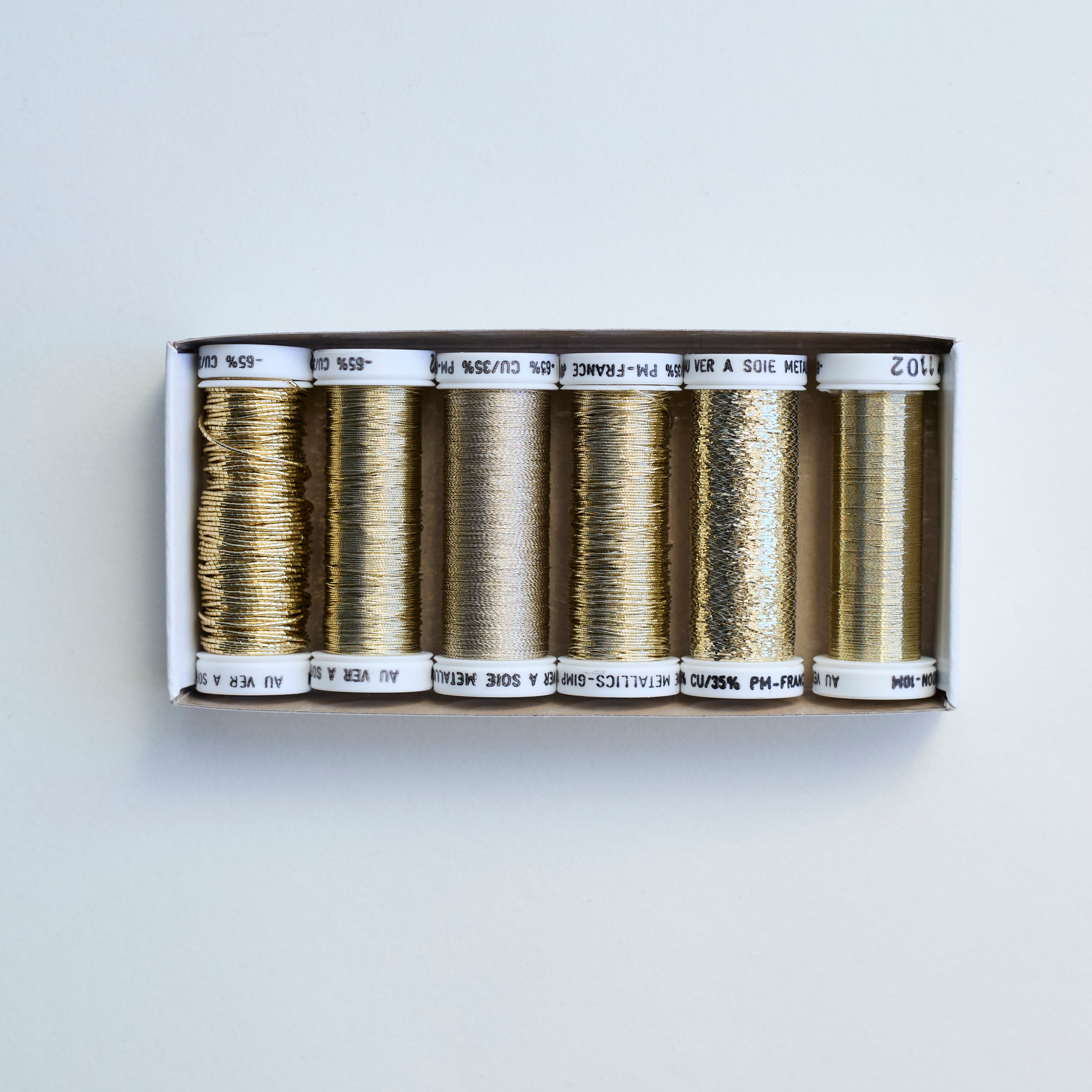 Silkestråd Guld 6-pack