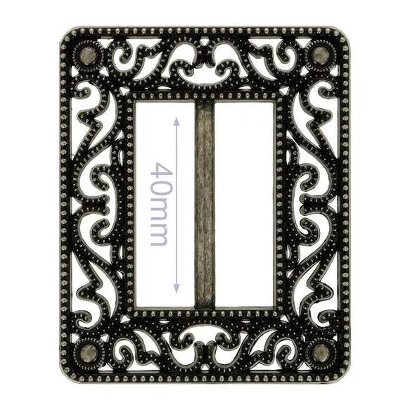 Dekorativ bæltespænde bronze