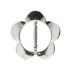 Blomsterformet bæltespænde sølv