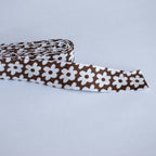 Kantbånd Skrå blomster 20mm