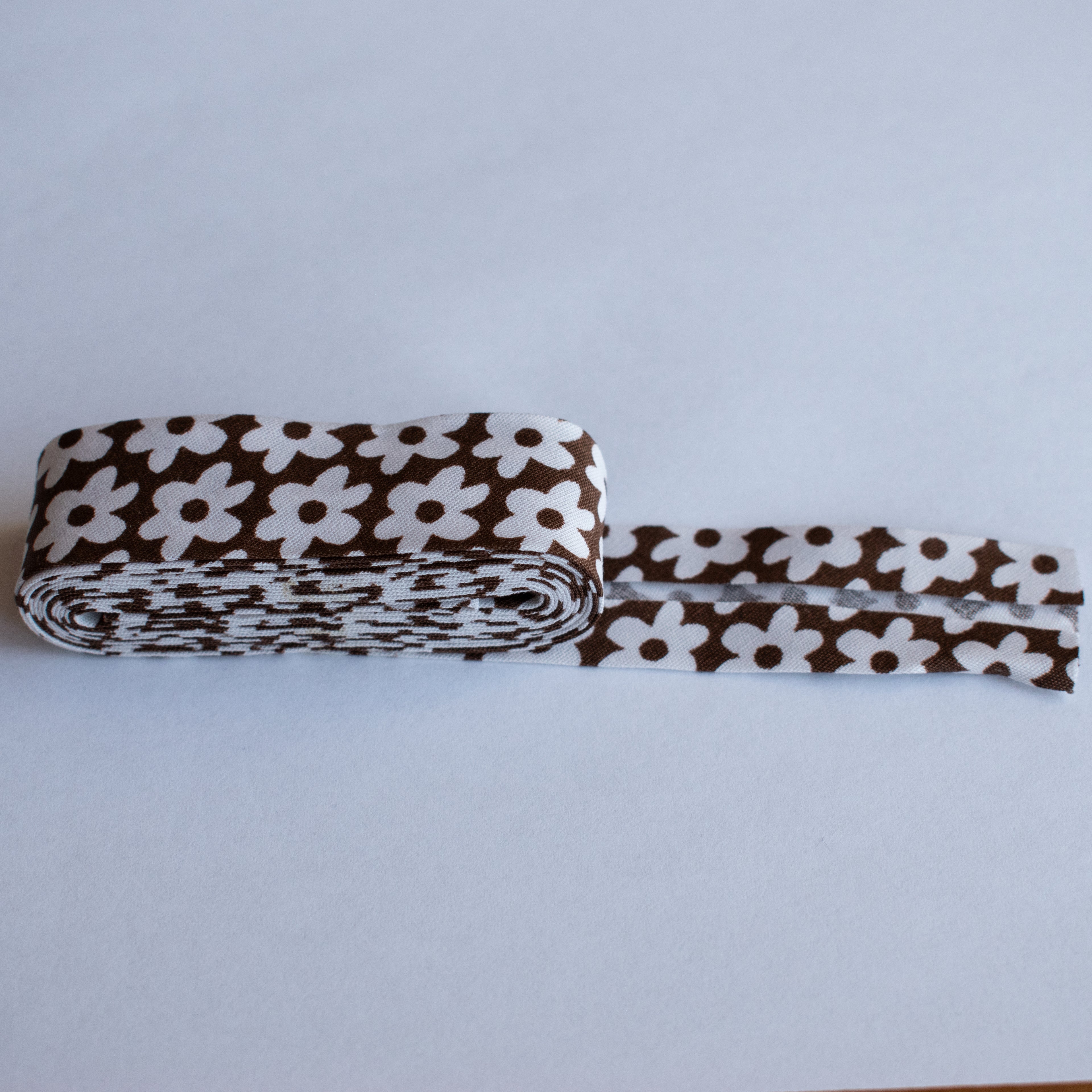 Kantbånd Skrå blomster 20mm