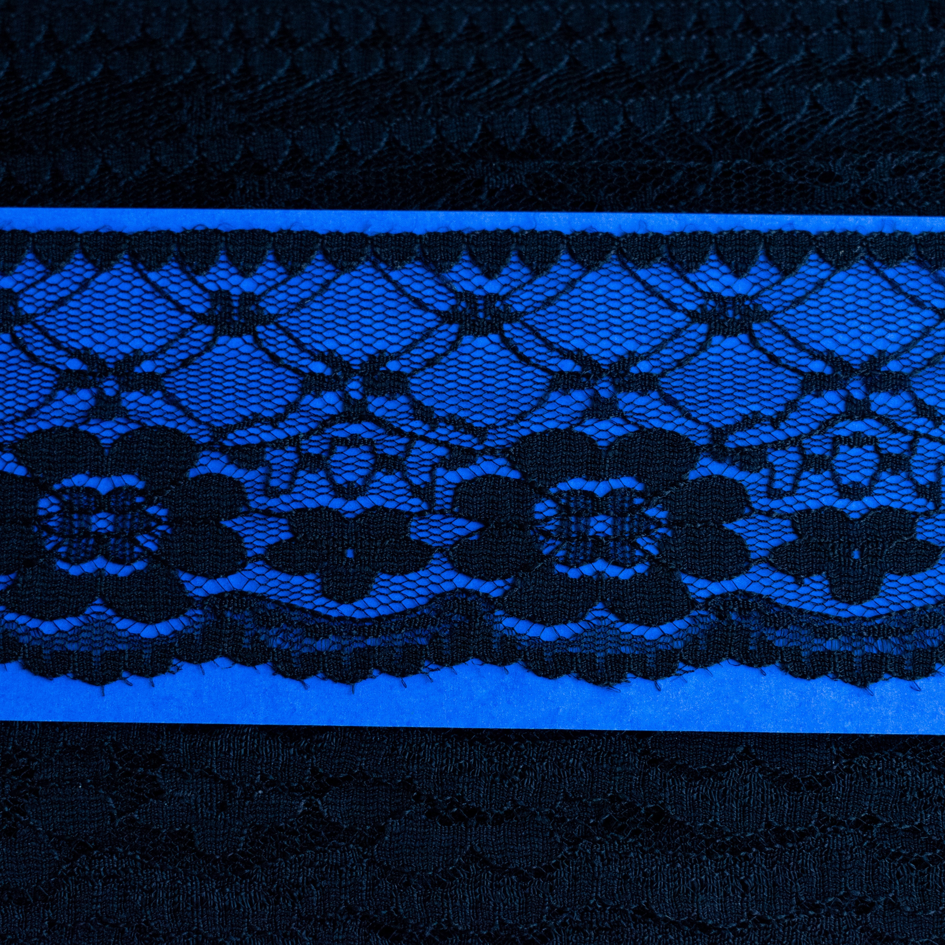 Sort blondebånd 50mm