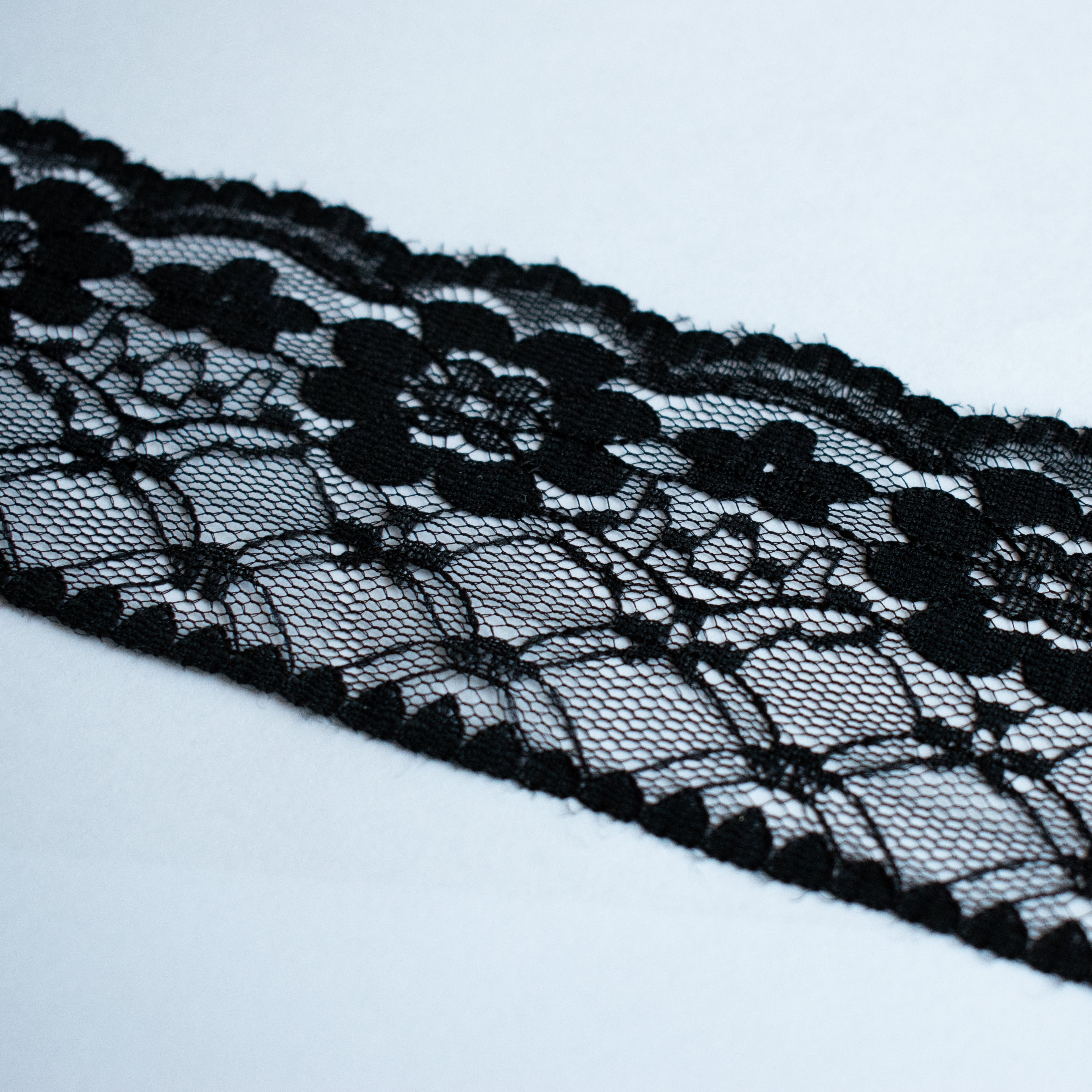 Sort blondebånd 50mm