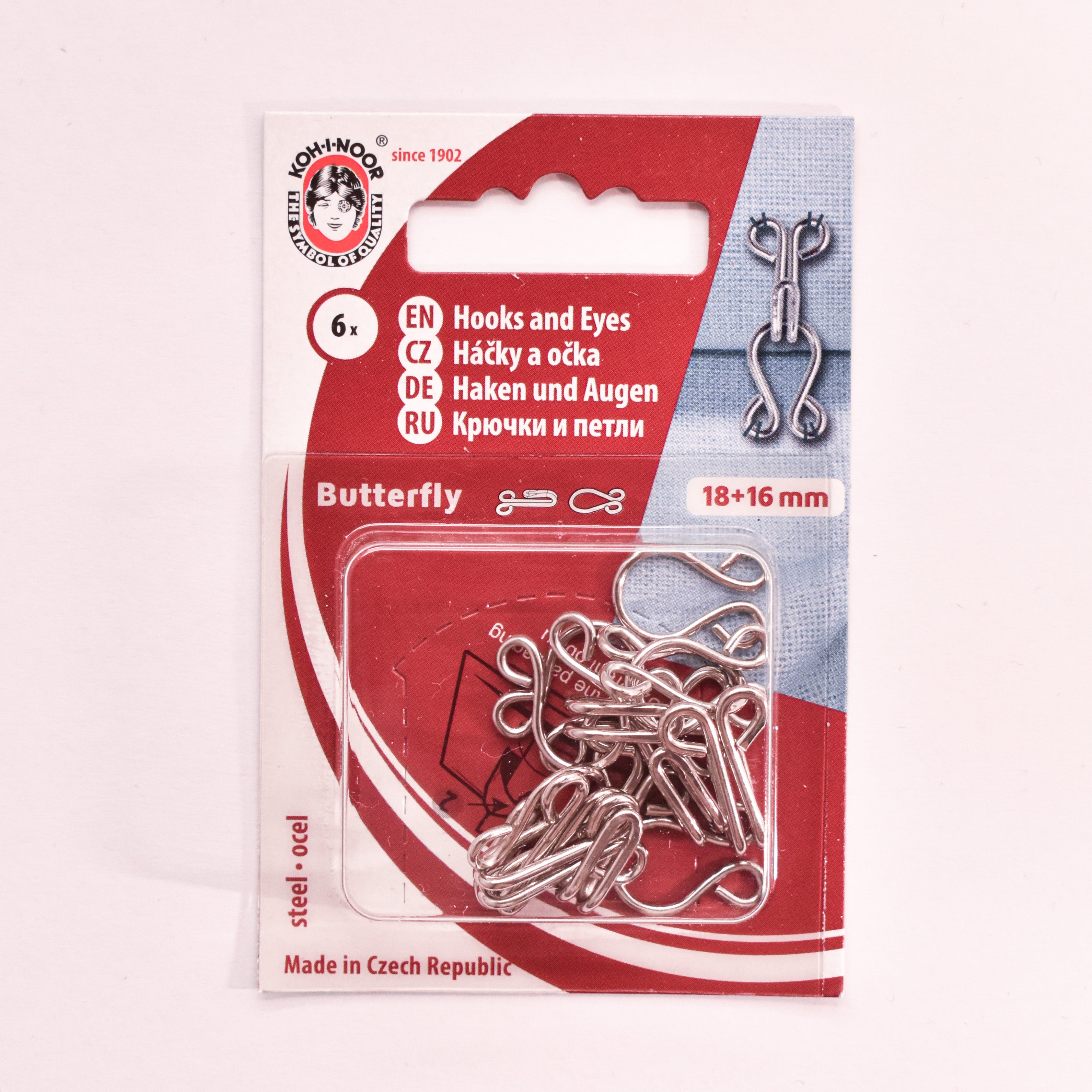 Buksekroge nikkel KOH-I-NOOR