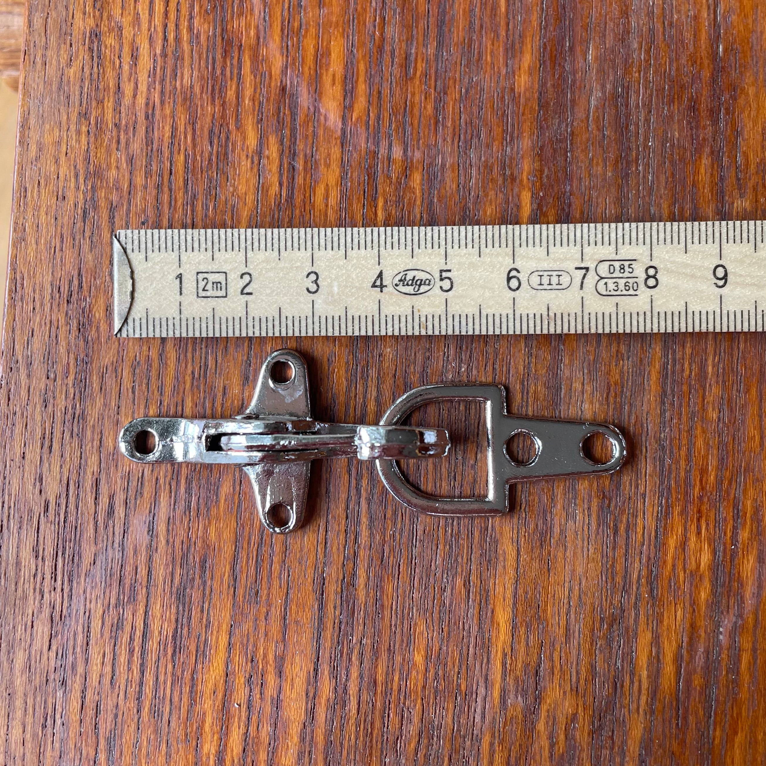 Brandmandslås 77 mm Sølv