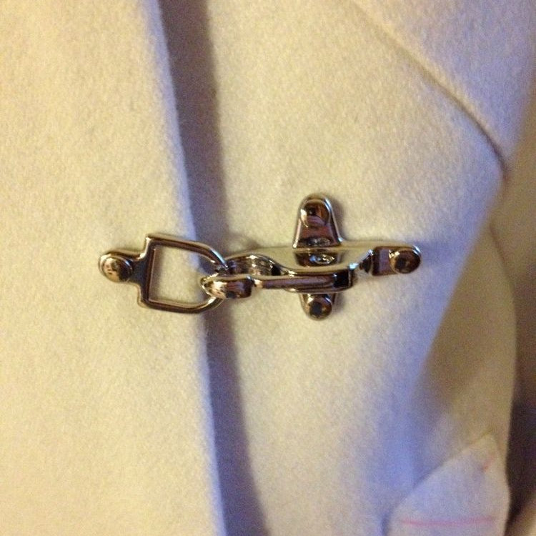 Brandmandslås 55 mm Sølv