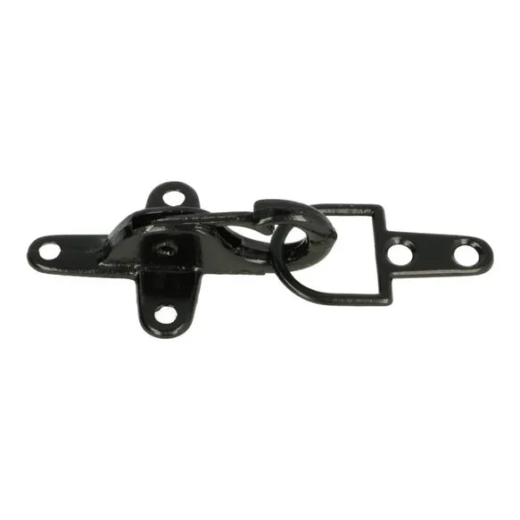 Brandmandslås 55 mm Sort