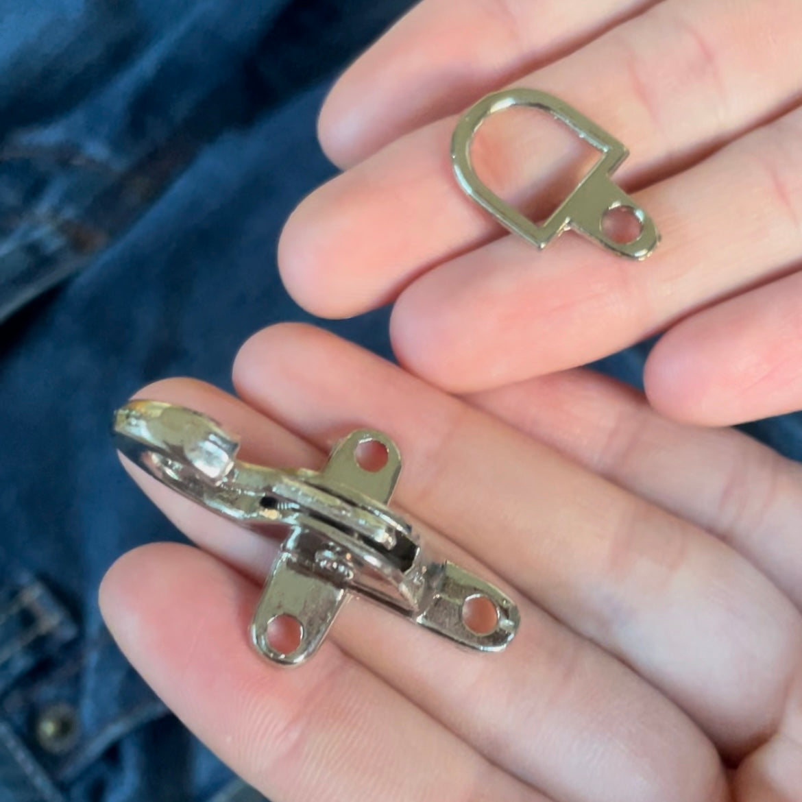 Brandmandslås 55 mm Sølv