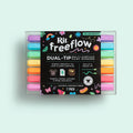 Rit FreeFlow Dual-Tip Markers Jellied Brights 7-pak