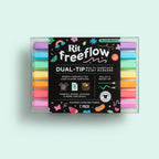 Rit FreeFlow Dual-Tip Markers Jellied Brights 7-pak