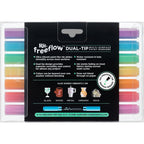 Rit FreeFlow Dual-Tip Markers Jellied Brights 7-pak