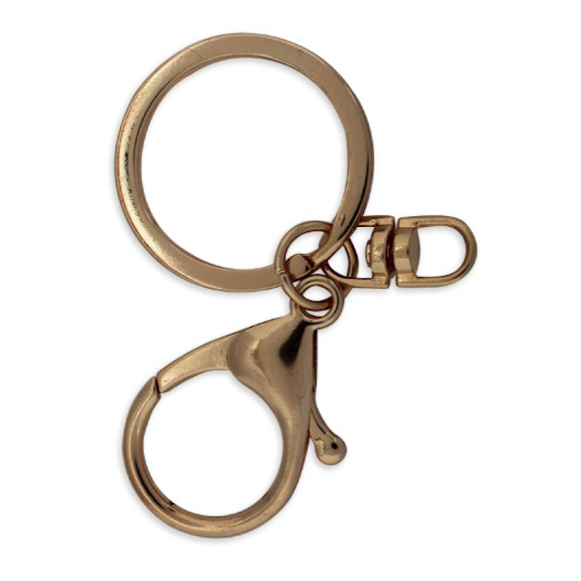 Karabinhage med nøglering (100)