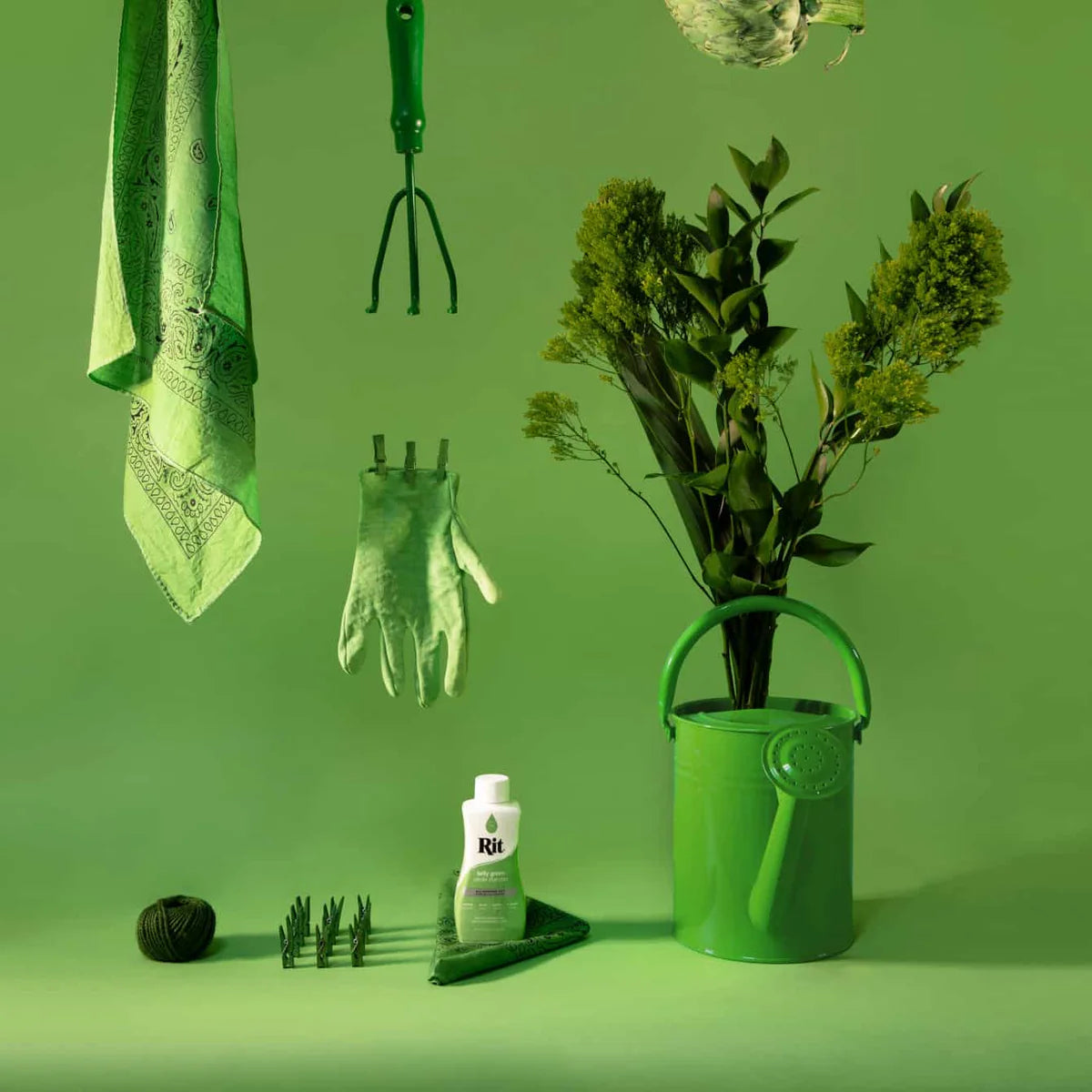 Rit All Purpose flydende tekstilfarve - Kelly Green