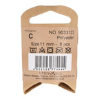 Milward Knapper Sorte 11mm