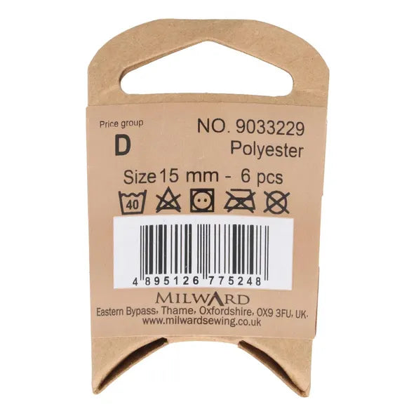 Milward Knapper Orange 15mm