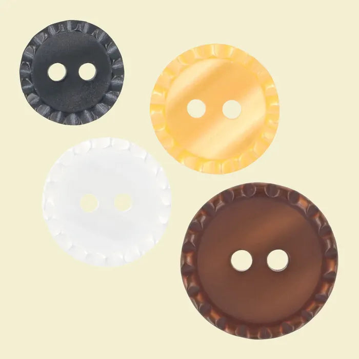 Milward Knapper Hvide 15mm