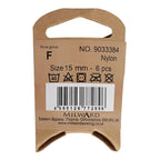 Milward Knapper Prikker Røde 15mm