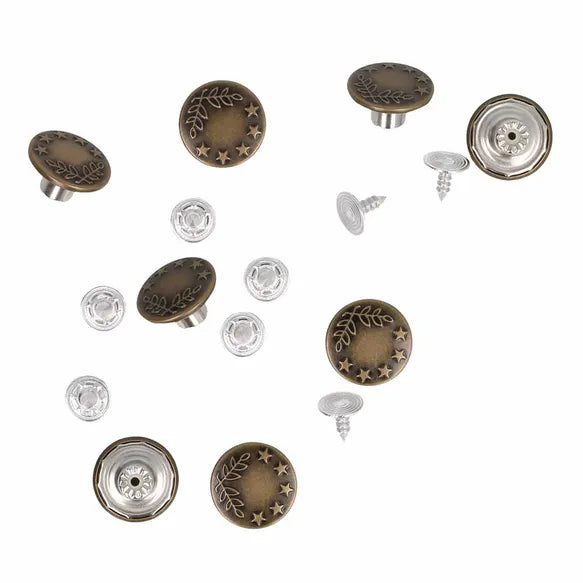 Milward Jeansknapper 16mm Bronze