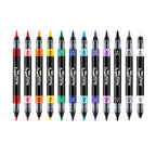 Rit FreeFlow Dual-Tip Markers Mega Mix 12-pak