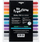 Rit FreeFlow Dual-Tip Markers Mega Mix 12-pak