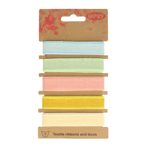 Opry bånd pastelfarvet - 5 meter