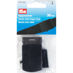 Bæltespænde 30 mm sort Prym
