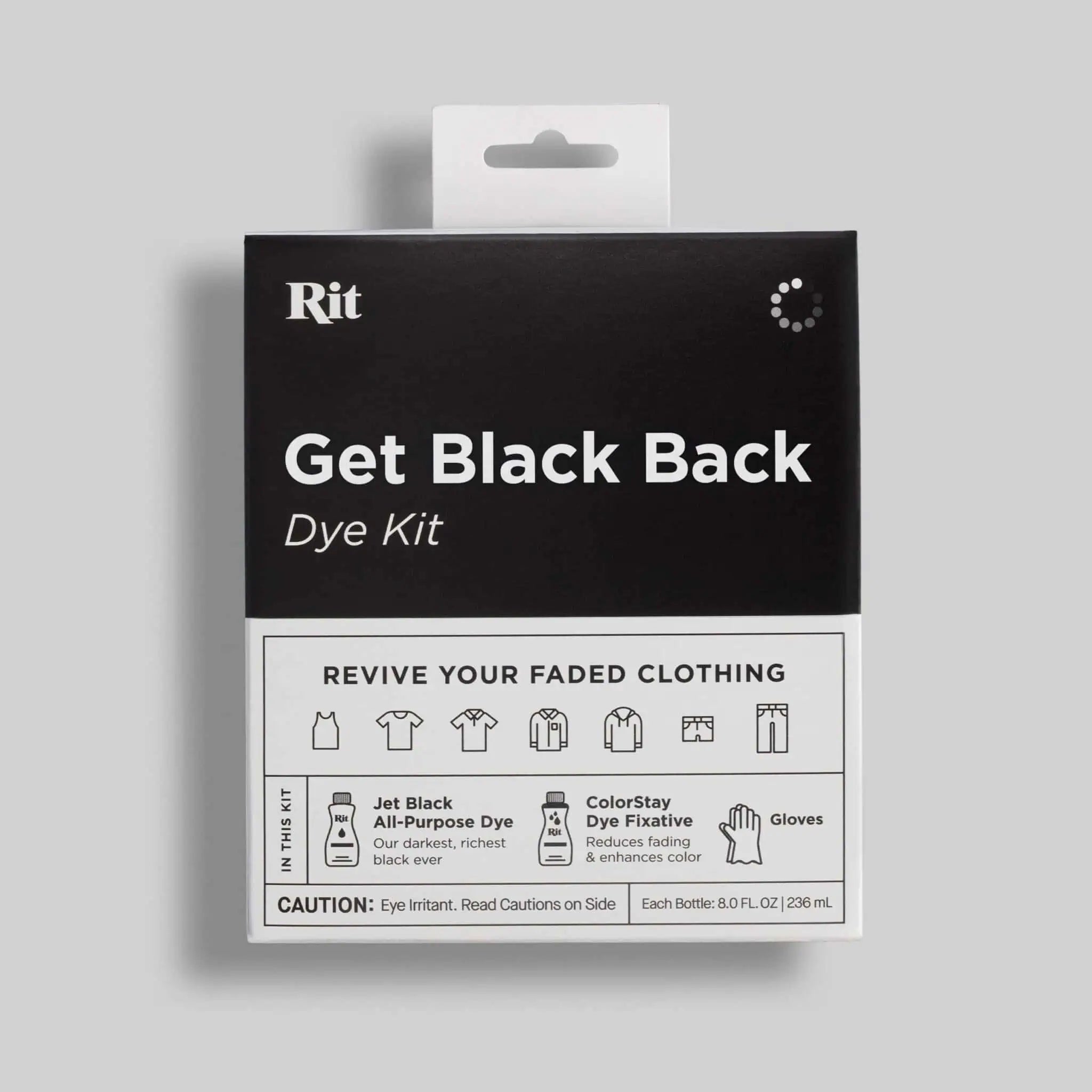 Rit Get Black Back Dye Kit