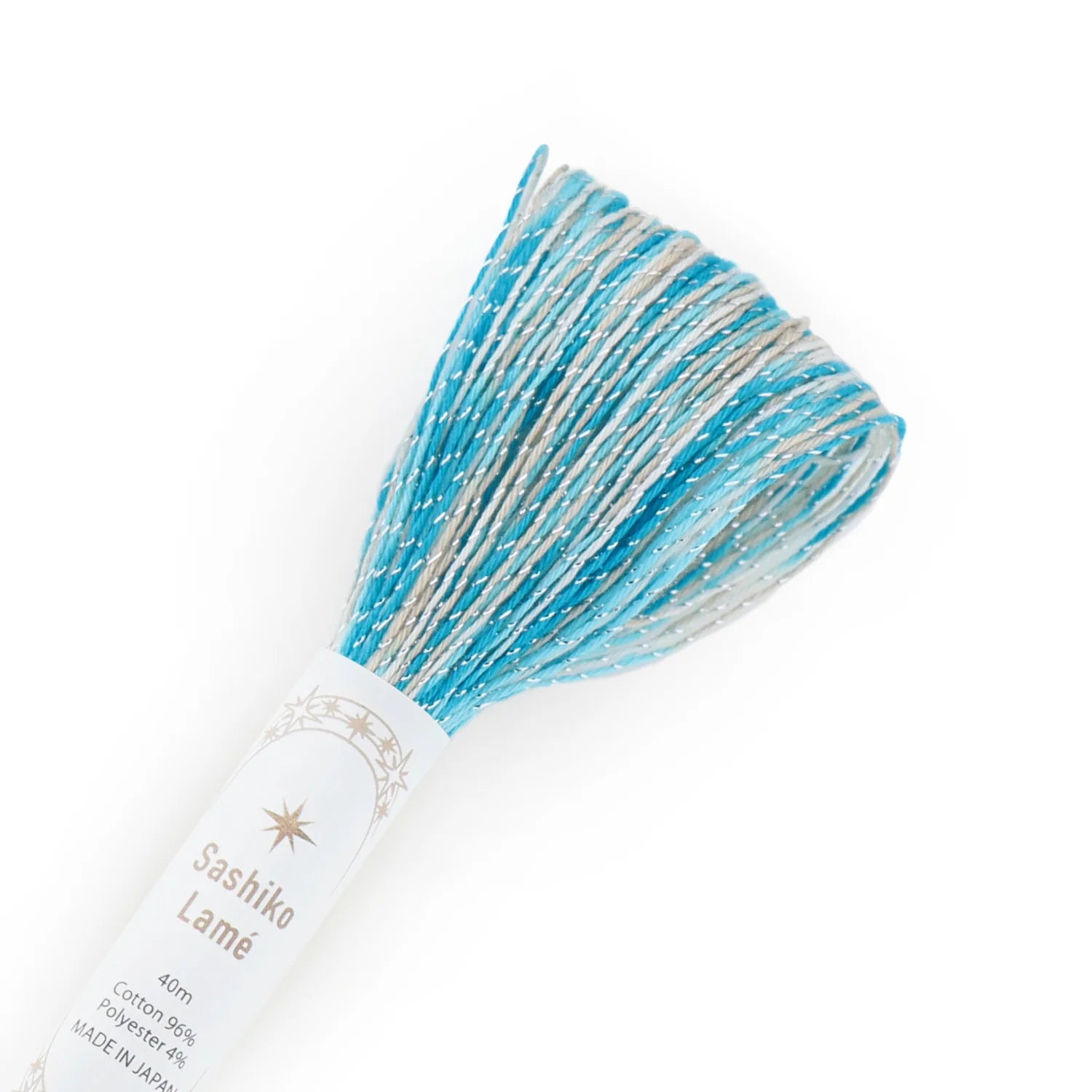 Sashikotråd Lamé Colorful 40 meter