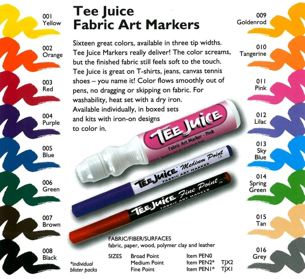 Tee Juice Tekstilpen