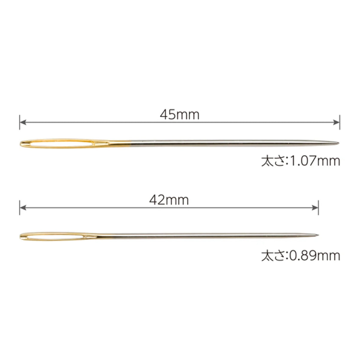 Broderinålar Rund spets 2-pack - Knappnålen