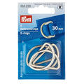 D-ring 30 mm Silver 4-pack Prym - Knappnålen