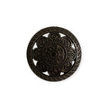 Metalknap i kant 18 mm
