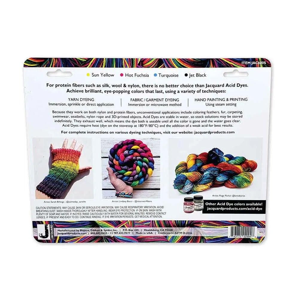 Jacquard Acid Dye Färgningskit - Knappnålen