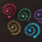 Tekstilpen Glitter Guld