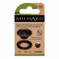 Milward snørehuller 14mm sorte