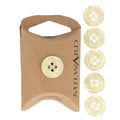 Milward Knappar Shiny Beige 15mm - Knappnålen
