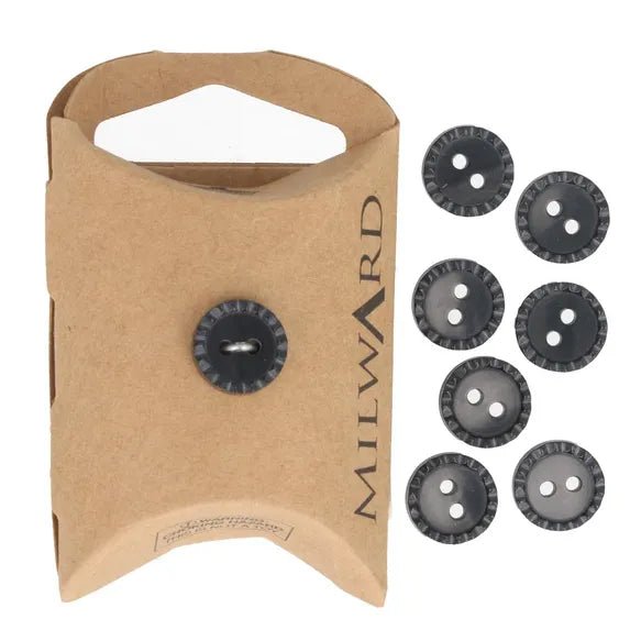 Milward Knappar Svart 11mm - Knappnålen