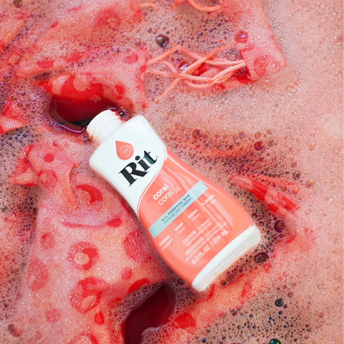 Rit All Purpose Liquid Dye - Coral - Knappnålen