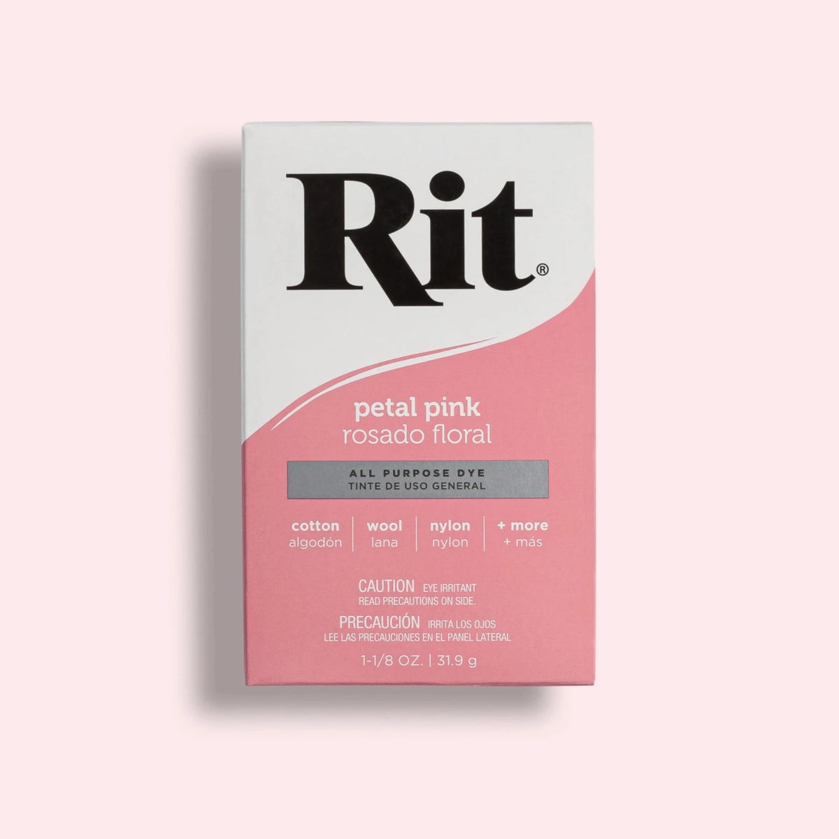 Rit All Purpose Powdered Dye - Petal Pink - Knappnålen