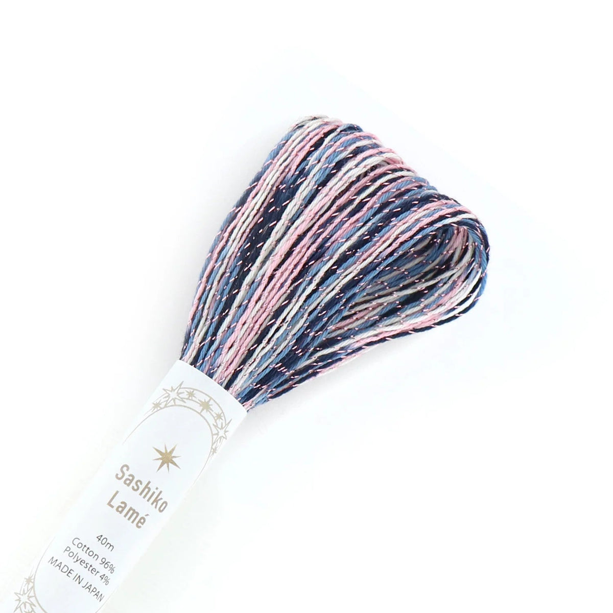 Sashikotråd Lamé Colorful 40 meter - Knappnålen