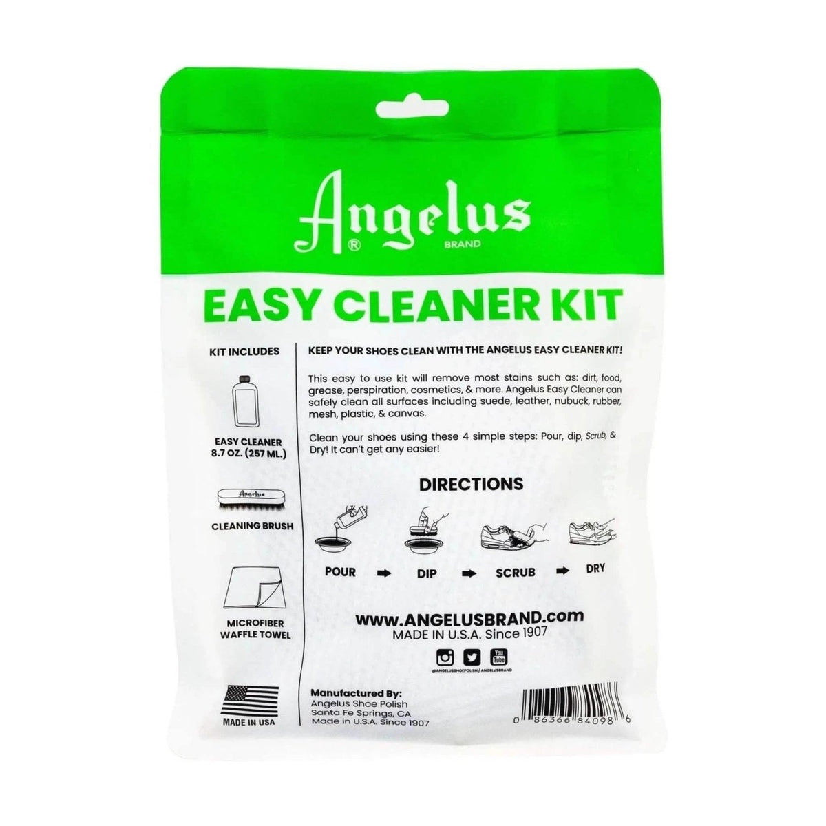 Skorengöring Angelus Easy Cleaner Kit - Knappnålen
